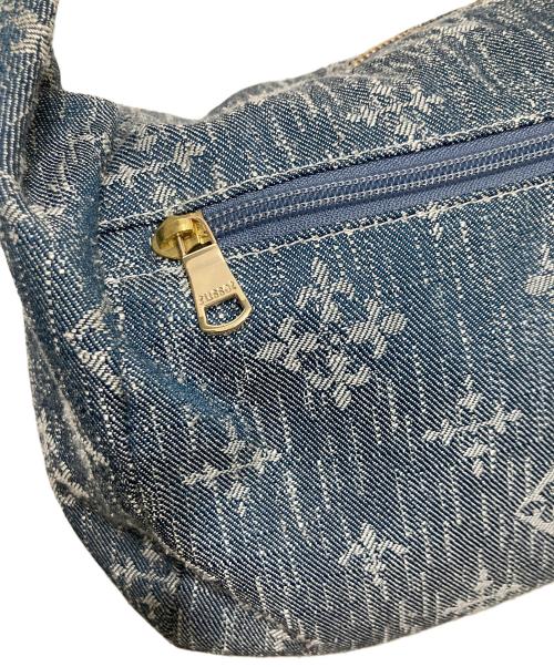 russet（ラシット）russet (ラシット) DENIM JACQUARD  スリングバッグ インディゴの古着・服飾アイテム