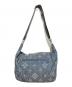 russet (ラシット) DENIM JACQUARD  スリングバッグ インディゴ：8000円