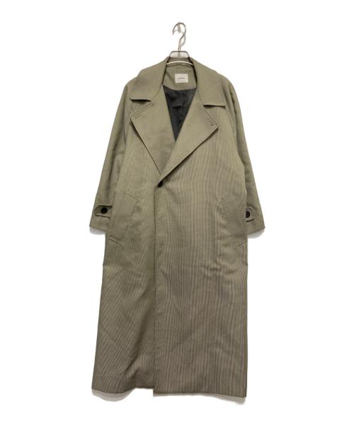 MIESROHE（ミースロエ）MIESROHE (ミースロエ) ステンカラーコート グレーの古着・服飾アイテム