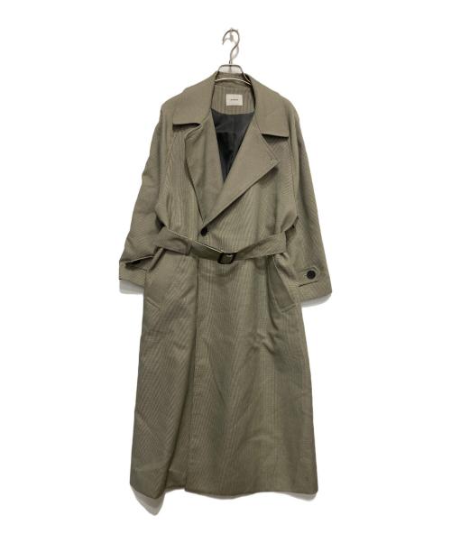 MIESROHE（ミースロエ）MIESROHE (ミースロエ) ステンカラーコート グレーの古着・服飾アイテム