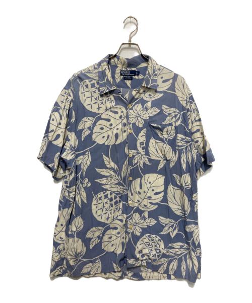 POLO RALPH LAUREN（ポロ・ラルフローレン）POLO RALPH LAUREN (ポロ・ラルフローレン) オープンカラーシャツ ブルー サイズ:Lの古着・服飾アイテム