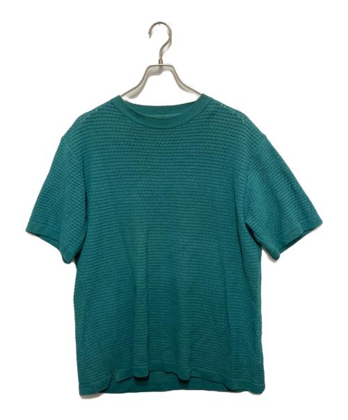 BATONER（バトナ―）BATONER (バトナ―) SUMMER KNIT CREW NECK S/S/ グリーン サイズ:2の古着・服飾アイテム