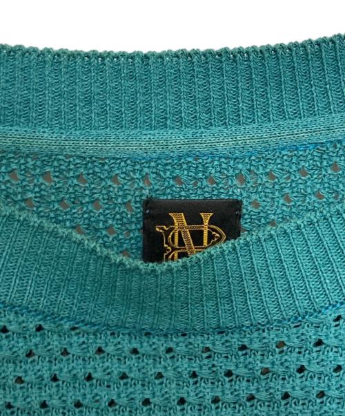 BATONER（バトナ―）BATONER (バトナ―) SUMMER KNIT CREW NECK S/S/ グリーン サイズ:2の古着・服飾アイテム