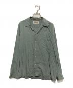 WACKO MARIAワコマリア）の古着「50'S SHIRT L/S　フィフティーズ シャツ」｜グリーン