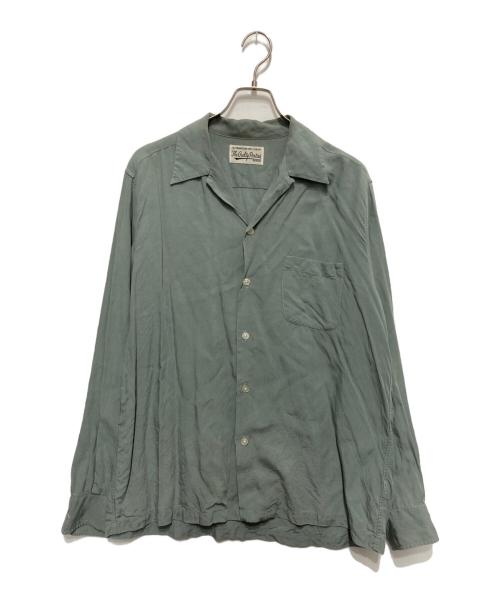 WACKO MARIA（ワコマリア）WACKO MARIA (ワコマリア) 50'S SHIRT L/S　フィフティーズ シャツ グリーン サイズ:XLの古着・服飾アイテム
