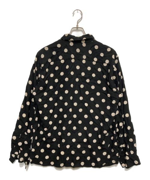 WACKO MARIA（ワコマリア）WACKO MARIA (ワコマリア) ドットオープンカラーシャツ ブラック サイズ:XLの古着・服飾アイテム