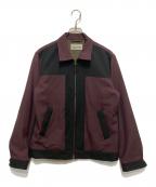 WACKO MARIAワコマリア）の古着「TWO TONE スポーツジャケット」｜ブラック×パープル