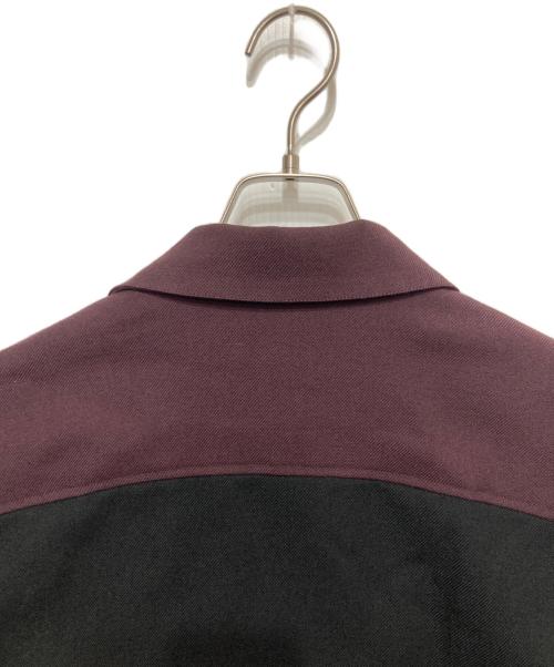 WACKO MARIA（ワコマリア）WACKO MARIA (ワコマリア) TWO TONE スポーツジャケット ブラック×パープル サイズ:Lの古着・服飾アイテム