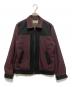 WACKO MARIA（ワコマリア）の古着「TWO TONE スポーツジャケット」｜ブラック×パープル