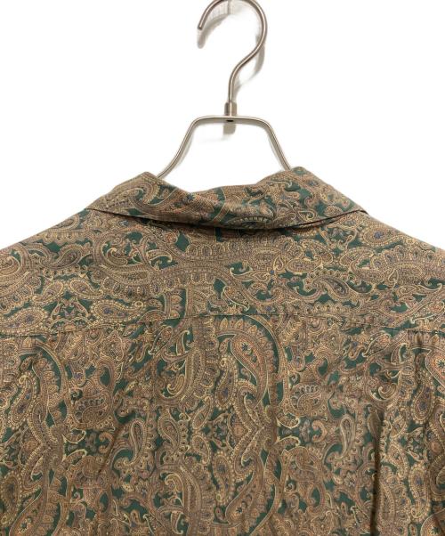 WACKO MARIA（ワコマリア）WACKO MARIA (ワコマリア) ペイズリーオープンカラーシャツ ブラウン サイズ:Lの古着・服飾アイテム