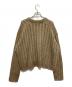 ebure (エブール) モヘヤ混スパンコールニット ベージュ サイズ:不明：15000円