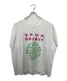 spun spirit（スパンスピリットクロージング）の古着「プリントTシャツ」｜ホワイト