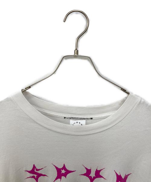 spun spirit（スパンスピリットクロージング）spun spirit (スパンスピリットクロージング) プリントTシャツ ホワイト サイズ:XLの古着・服飾アイテム