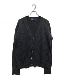 POLO RALPH LAUREN（ポロ・ラルフローレン）の古着「ウールカーディガン」｜グレー