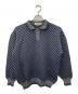 Christian Dior MONSIEUR（クリスチャンディオールムッシュ）の古着「ニットポロシャツ」｜グレー×ネイビー