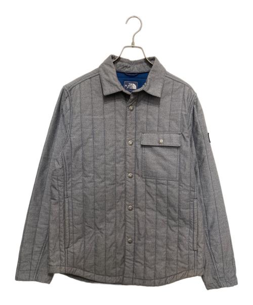 THE NORTH FACE（ザ ノース フェイス）THE NORTH FACE (ザ ノース フェイス) キルティングシャツジャエット グレー サイズ:Ⅿの古着・服飾アイテム