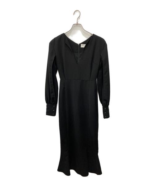 Knuth Marf（クヌースマーフ）Knuth Marf (クヌースマーフ) マーメイドワンピース ブラック サイズ:Ｓの古着・服飾アイテム