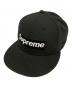 Supreme（シュプリーム）の古着「Sharpie Box Logo New Era Fitted Cap」｜ブラック