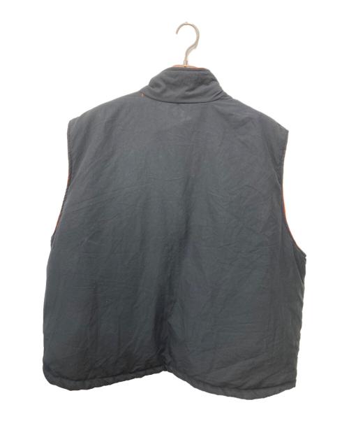 WOOLRICH（ウールリッチ）WOOLRICH (ウールリッチ) リバーシブルベスト ブラック×オレンジ サイズ:2XLの古着・服飾アイテム