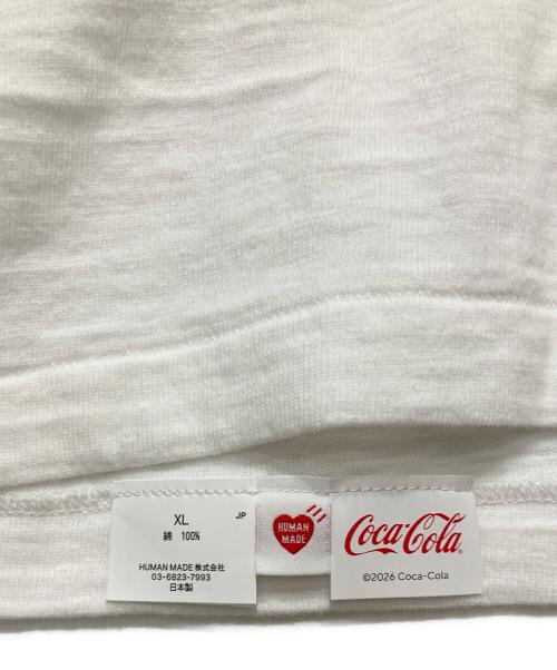 HUMAN MADE（ヒューマンメイド）HUMAN MADE (ヒューマンメイド) Coca-Cola GRAPHIC T-SHIRT ホワイト サイズ:XL 未使用品の古着・服飾アイテム