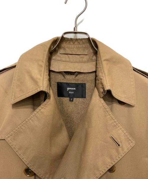 green MAN（グリーンマン）green MAN (グリーンマン) ライナー付トレンチコート ベージュ サイズ:	SIZEの古着・服飾アイテム