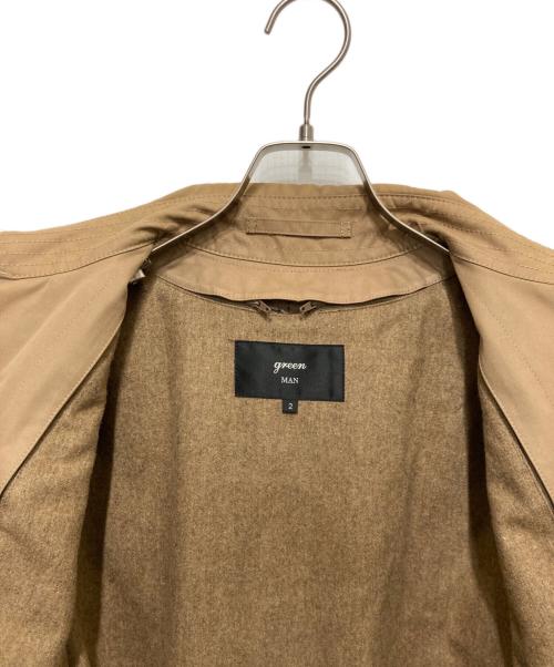 green MAN（グリーンマン）green MAN (グリーンマン) ライナー付トレンチコート ベージュ サイズ:	SIZEの古着・服飾アイテム