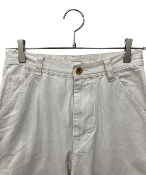 MHL（エムエイチエル）MHL (エムエイチエル) ダブルニーペインターパンツ ホワイト サイズ:SIZE Iの古着・服飾アイテム