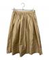 45R（フォーティファイブ・アール）の古着「ギャザーシルクスカート」｜ベージュ