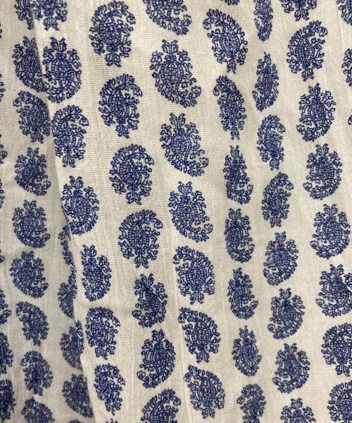 POLO RALPH LAUREN（ポロ・ラルフローレン）POLO RALPH LAUREN (ポロ・ラルフローレン) キャミソールワンピース ホワイト×ブルー サイズ:10の古着・服飾アイテム