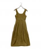 nagonstansナゴンスタンス）の古着「6/4 クロスタンク Dress」｜ベージュ