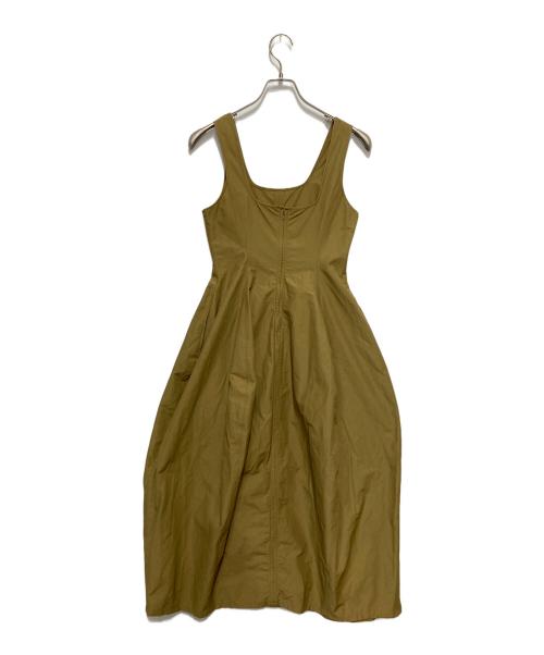 nagonstans（ナゴンスタンス）nagonstans (ナゴンスタンス) 6/4 クロスタンク Dress ベージュ サイズ:SMALLの古着・服飾アイテム
