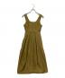 nagonstans（ナゴンスタンス）の古着「6/4 クロスタンク Dress」｜ベージュ