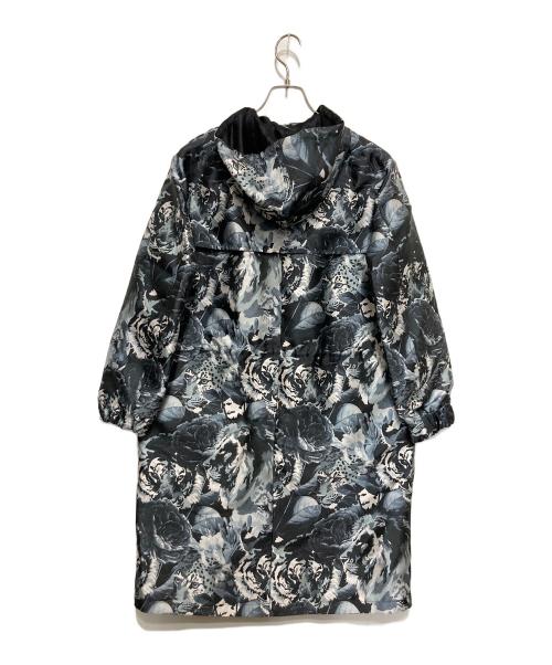 PAUL & JOE（ポール アンド ジョー）PAUL & JOE (ポール アンド ジョー) AMAZONIE タイガー＆フラワープリントコート ネイビー サイズ:34の古着・服飾アイテム