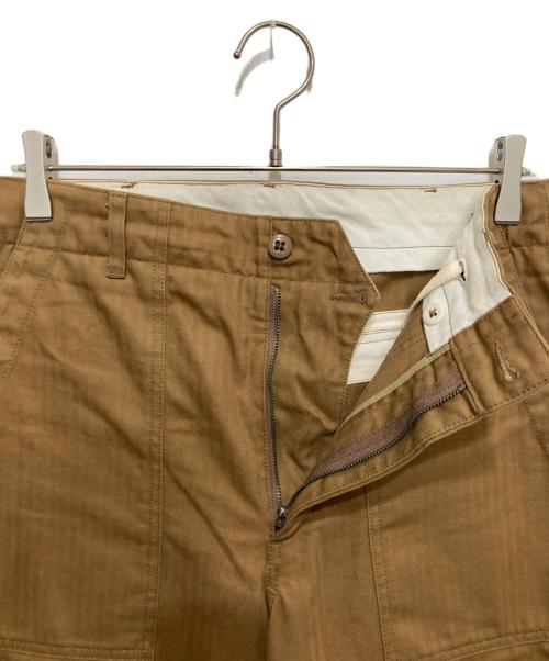 Engineered Garments（エンジニアド ガーメンツ）Engineered Garments (エンジニアド ガーメンツ) ヘリンボーンツイルファティーグパンツ ブラウン サイズ:XSの古着・服飾アイテム