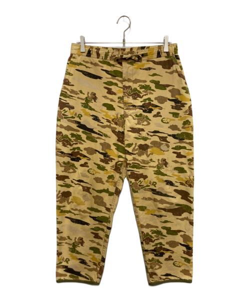 Porter Classic（ポータークラシック）Porter Classic (ポータークラシック) HIPPIE CAMO PANTS ベージュ サイズ:2の古着・服飾アイテム