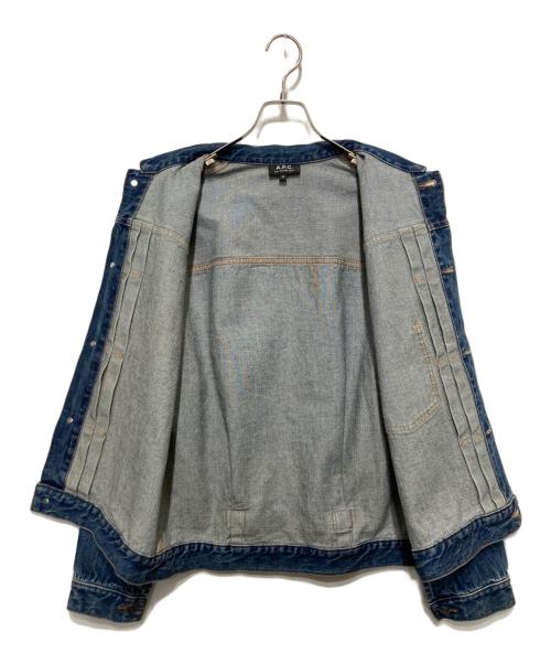 A.P.C.（アーペーセー）A.P.C. (アーペーセー) VESTE JEAN 1st-DENIM DELAVE 90'S ブルー サイズ:Mの古着・服飾アイテム