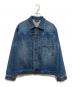 A.P.C.（アーペーセー）の古着「VESTE JEAN 1st-DENIM DELAVE 90'S」｜ブルー