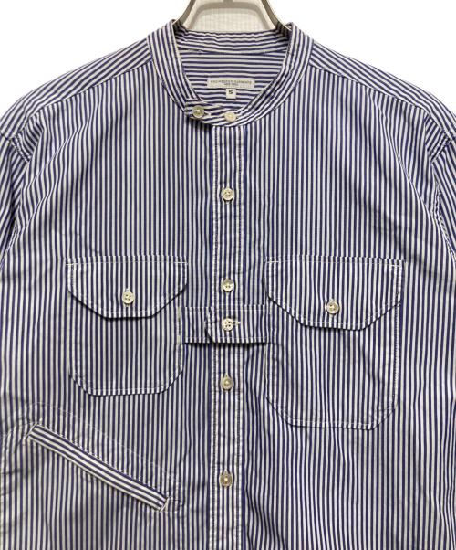Engineered Garments（エンジニアド ガーメンツ）Engineered Garments (エンジニアド ガーメンツ) Banded Collar Shirt ブルー サイズ:Sの古着・服飾アイテム