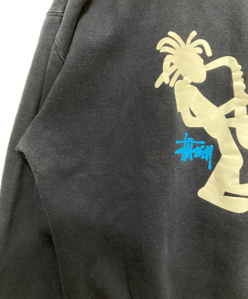 stussy（ステューシー）stussy (ステューシー) 90sシャドーマンワンポイントロゴスウェット ネイビー サイズ:ｌの古着・服飾アイテム
