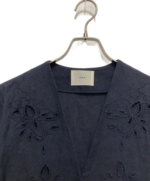 IENA（イエナ）IENA (イエナ) コットンリネン カットワークレース ジャケット ネイビー サイズ:不明の古着・服飾アイテム