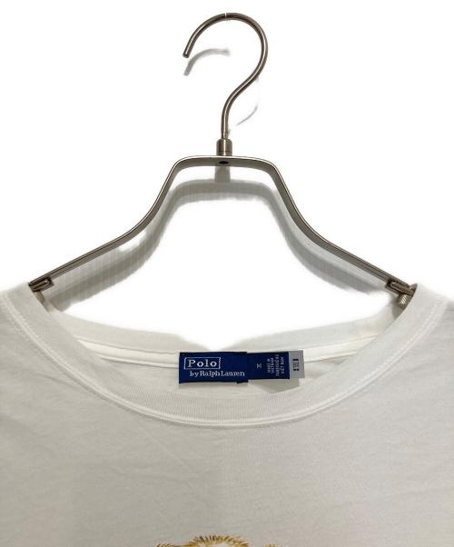 POLO RALPH LAUREN（ポロ・ラルフローレン）POLO RALPH LAUREN (ポロ・ラルフローレン) ポロベアTシャツ ホワイト サイズ:Ⅿの古着・服飾アイテム