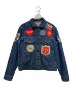 AVIREXアヴィレックス）の古着「TOP GUN DENIM JACKET」｜インディゴ
