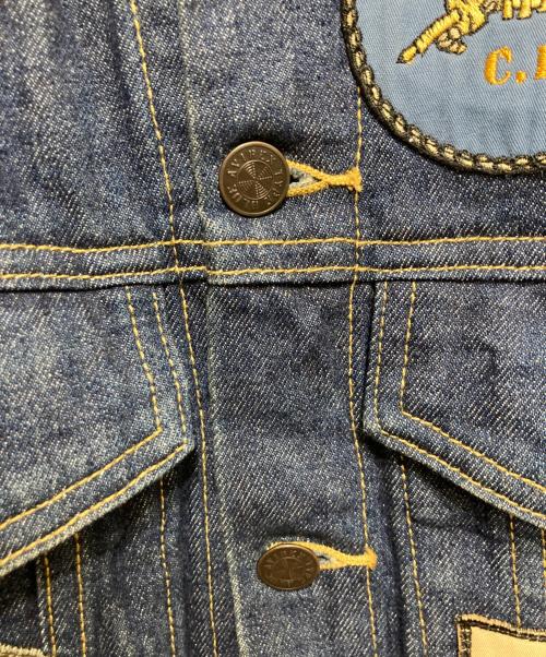 AVIREX（アヴィレックス）AVIREX (アヴィレックス) TOP GUN DENIM JACKET インディゴ サイズ:Ⅿの古着・服飾アイテム