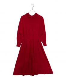 ANAYI（アナイ）の古着「ドルマントップフレア ワンピース」｜レッド
