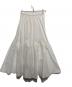 allureville (アルアバイル) バイヤス切替ギャザースカート ホワイト サイズ:2：12000円