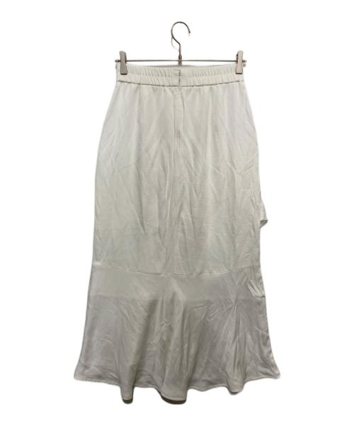 La boutique BonBon（ラブティックボンボン）La boutique BonBon (ラブティックボンボン) アシメラッフルスカート ホワイト サイズ:Mの古着・服飾アイテム