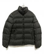 PRADAプラダ）の古着「ロゴプレートダウンジャケット」｜ブラック
