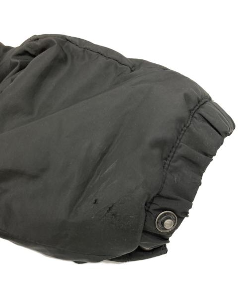 PRADA（プラダ）PRADA (プラダ) ロゴプレートダウンジャケット ブラック サイズ:54の古着・服飾アイテム