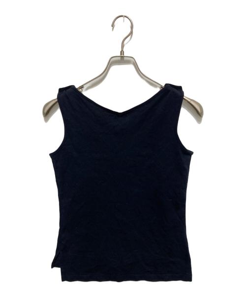 Vivienne Westwood（ヴィヴィアンウエストウッド）Vivienne Westwood (ヴィヴィアンウエストウッド) ノースリーブカットソー ネイビー サイズ:10の古着・服飾アイテム