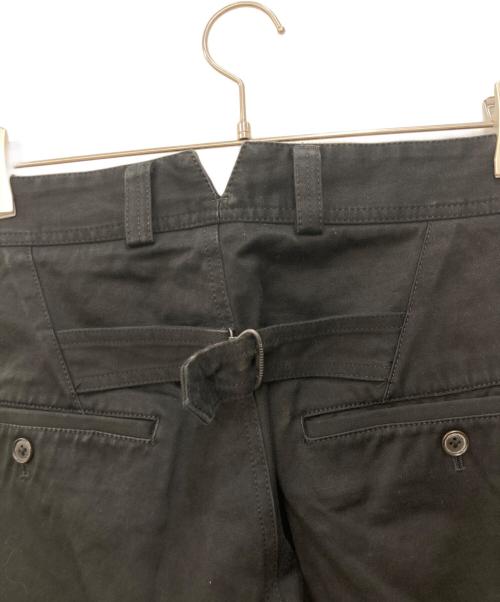 Y's（ワイズ）Y's (ワイズ) シンチバックパンツ ブラック サイズ:2の古着・服飾アイテム